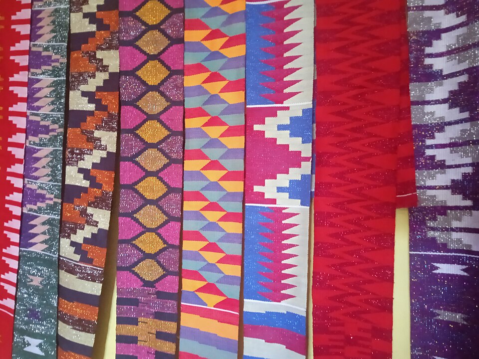 Kente cloth detail