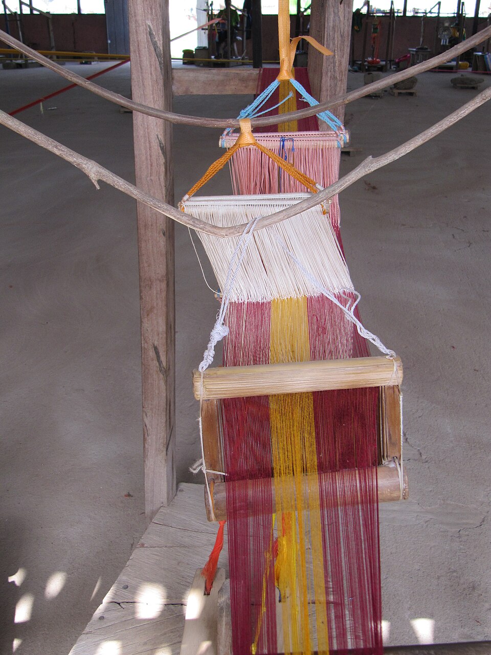 Kente weaver